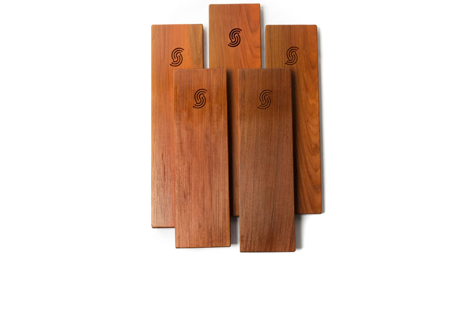 Wooden Planks with Sonaris Logo carved into them